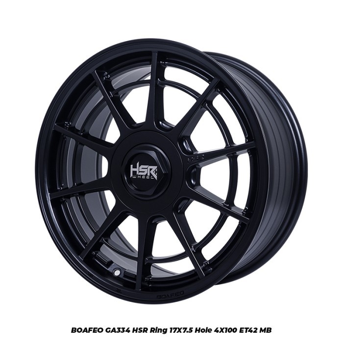 Velg HSR BOAFEO Ring 17 PCD 4X100 Mobil Sigra, Honda City, Vios, Brio