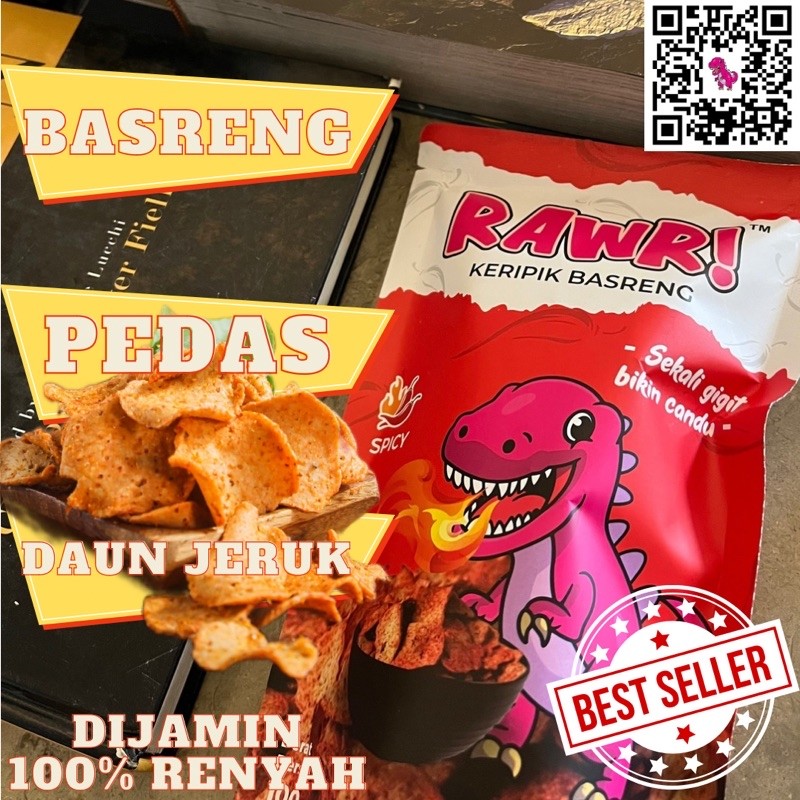 

basreng pedas daun jeruk tipis renyah dijamin enak