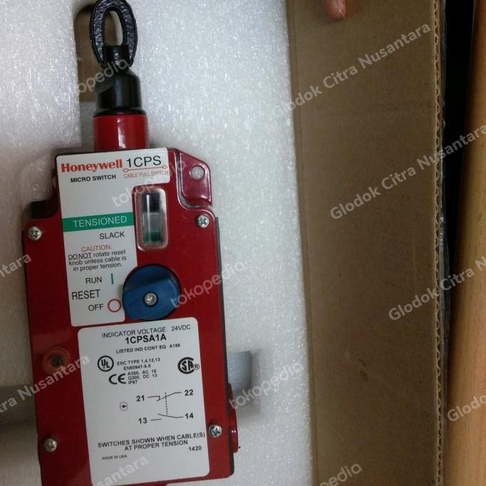 Honeywell 1CPSA1A Pull Cord Switch Cable Pull Switches 1NC/1NO 1/2 NPT
