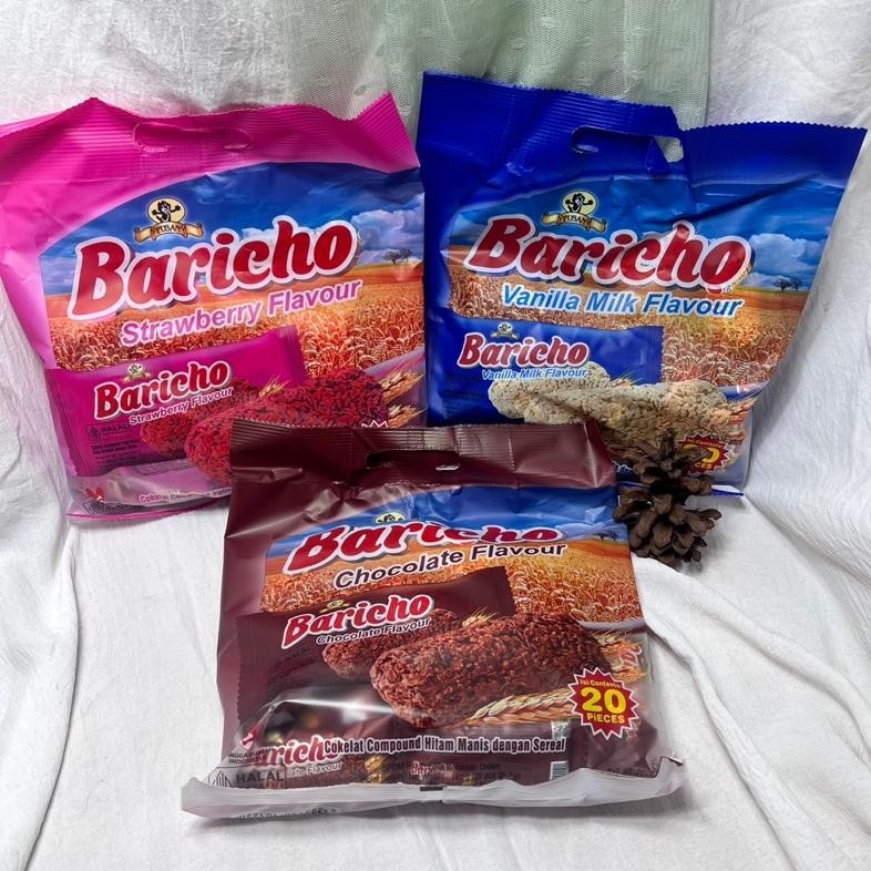 

3 Bks Baricho Coklat Compund Manis Dengan Sereal Isi 20Pcs Berat 140Gr