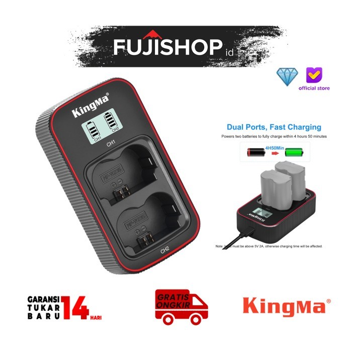 Kingma Dual Charger NP-W235 Charger