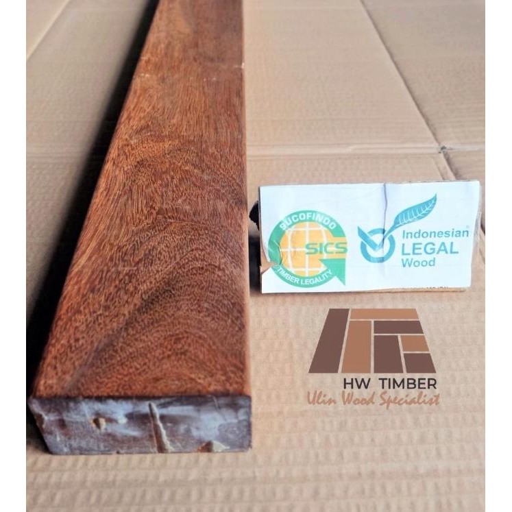 BALOK KAYU ULIN KALIMANTAN 4,5CM X 7CM X 100CM 1011T