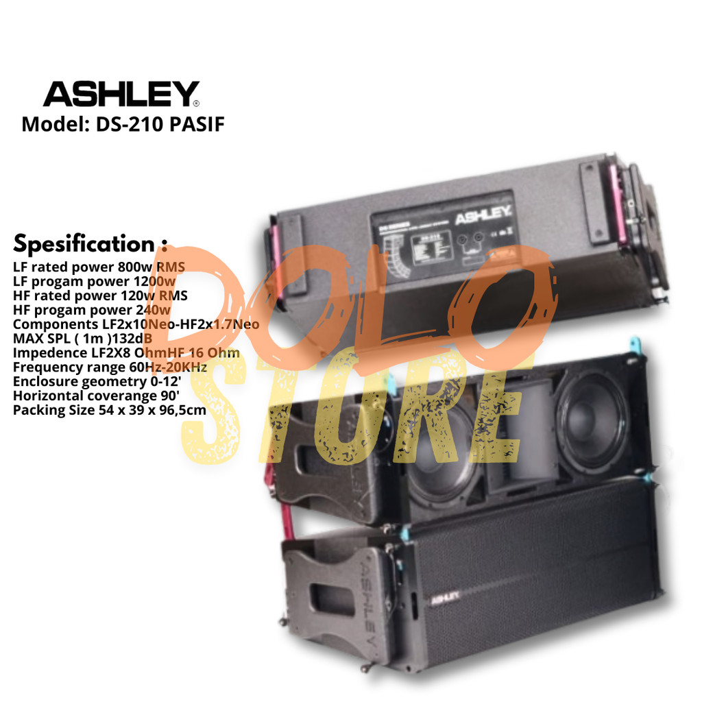 ORIGINAL LINE ARRAY ASHLEY DS-210 PASIF