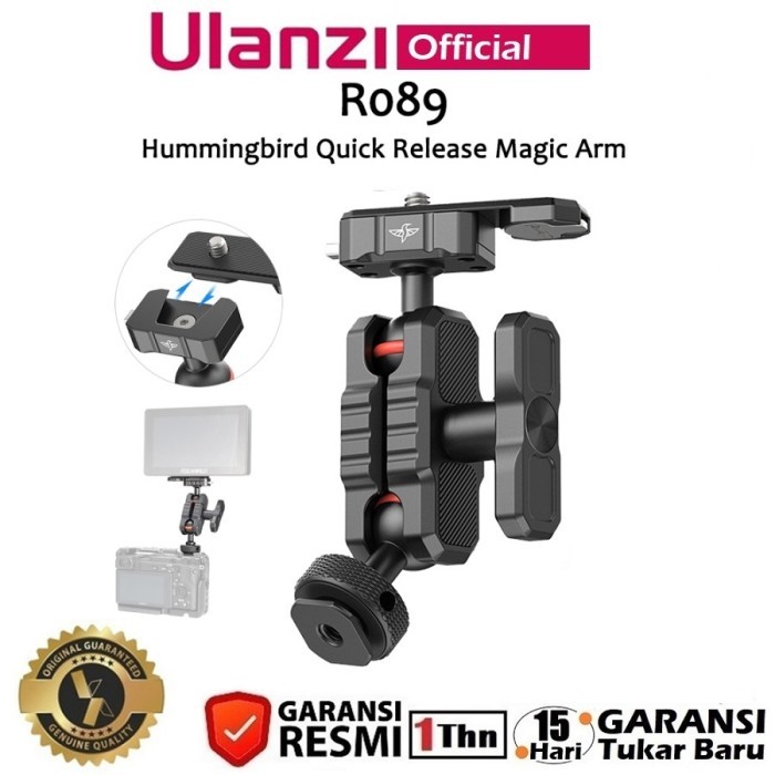 Ulanzi R089 Hummingbird Quick Release Magic Arm with Cold Shoe