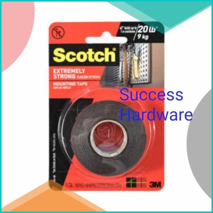 

3M SCOTCH DOUBLE TAPE EXTREMELY STRONG MOUNTING 25MM 20LBS 9KG 140BZ4