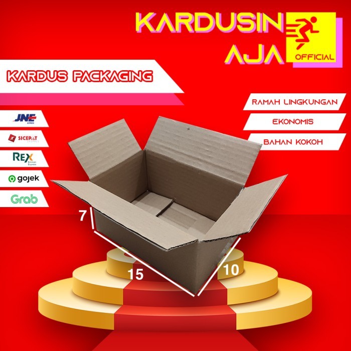 

15X10X7 CM KARDUS BOX PACKAGING PACKING KARTON DUS KOTAK SHEET POLOS