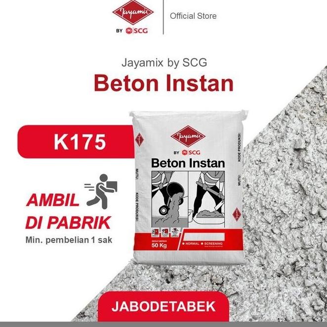 JAYAMIX BY SCG BETON INSTAN K175 [AMBIL LANGSUNG] 1011T