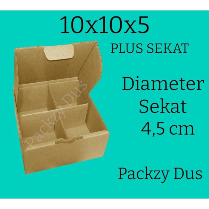 

Kardus packing Box Diecut / Pizza uk 10x10x5 PLUS SEKAT 2