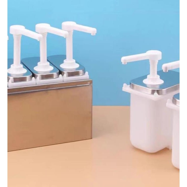 

MUTU Alat pompa saos / Wadah Sauce Pump / Dispenser Saus 2 Pump