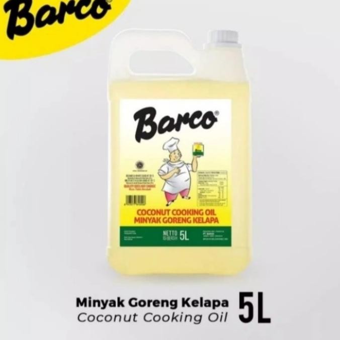 

Barco Minyak Goreng Kelapa, 5liter Jerigen