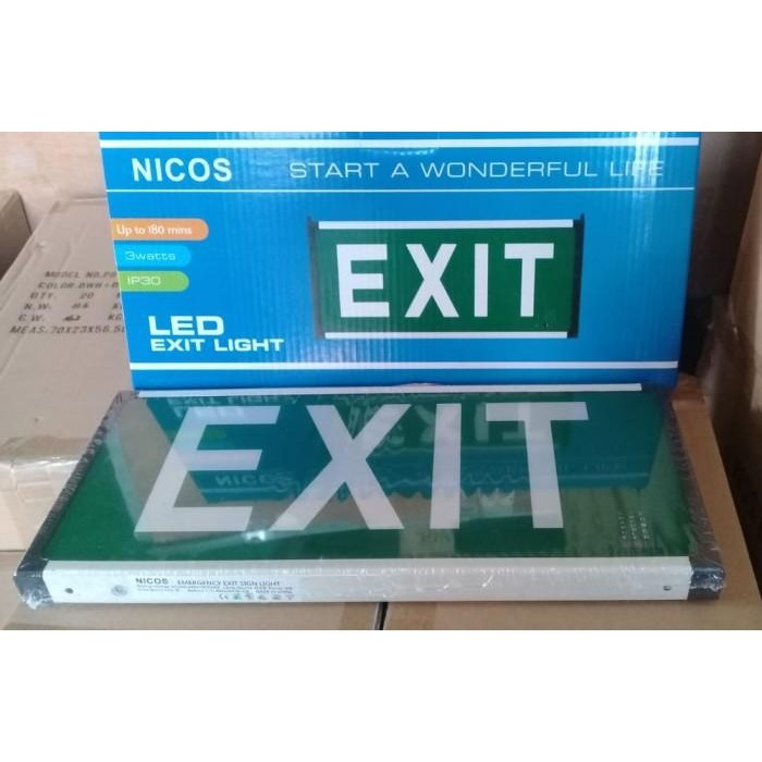 Lampu Exit Led Lampu Darurat Exit Sign Lampu Exit Emergency