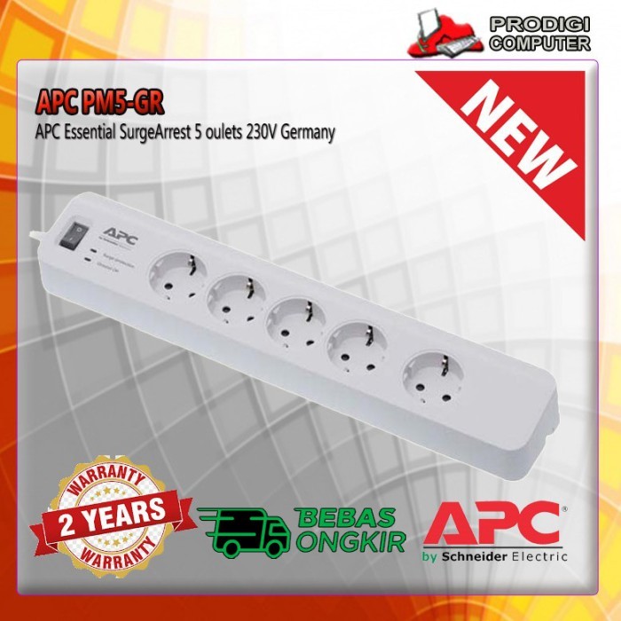 Ready APC Surge Protector APC PM5GR PM5-GR 5 Colokan Anti Petir