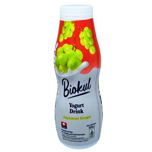 

S16197 YOGURT DRINK BIOKUL JAPANESE GRAPE 150ML BTL MAJU BERSAMA (20250320)