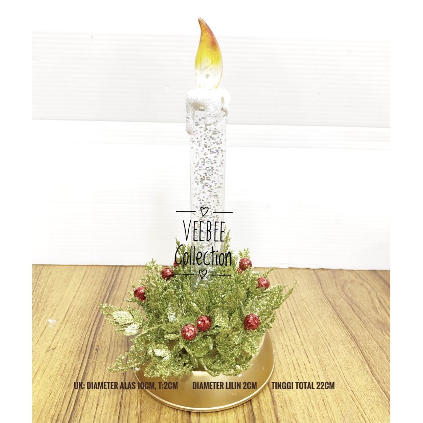 HRG DISKON Lampu Lilin Kristal/lampu lilin/lilin lampu/lilin