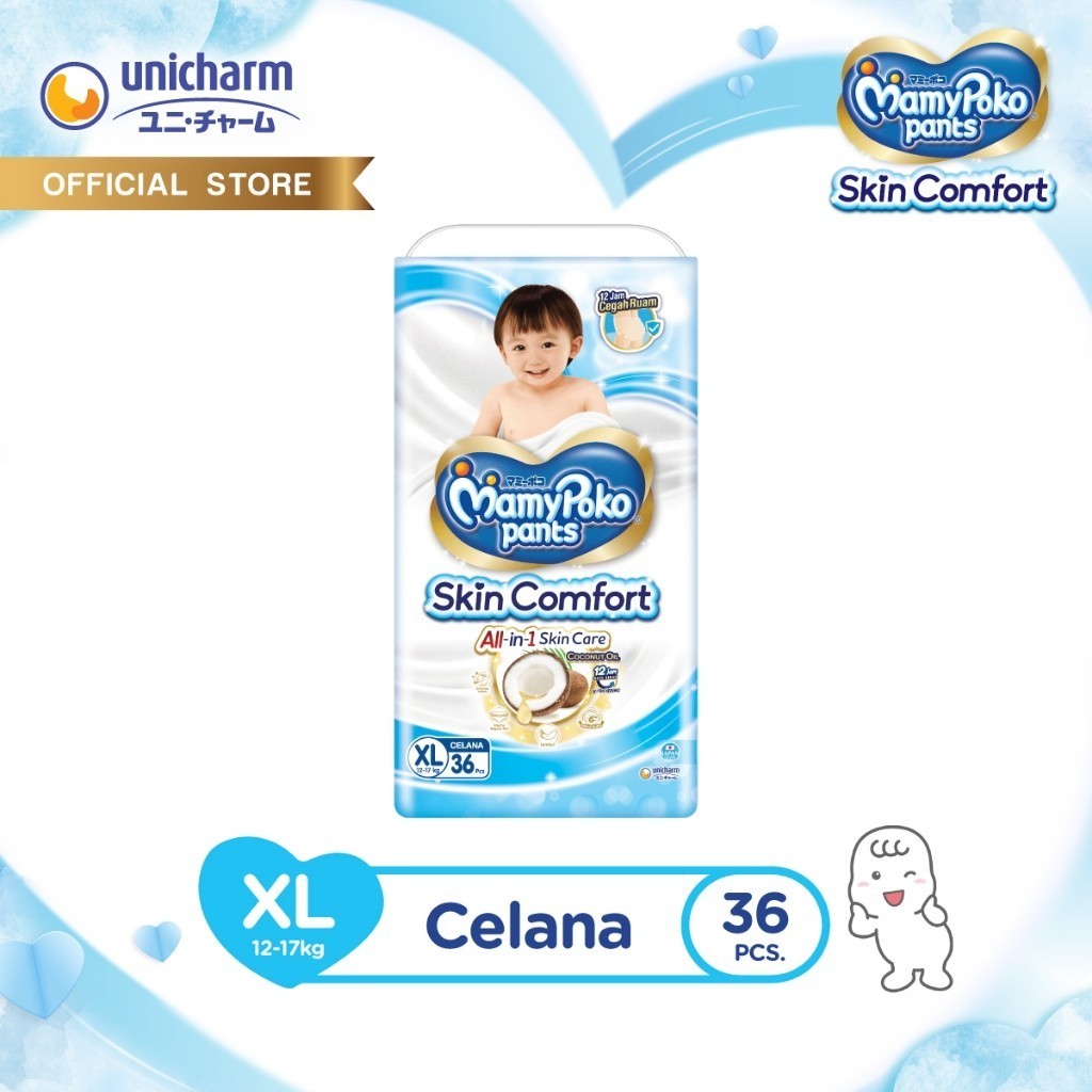 MamyPoko Pants Skin Comfort - XL 36