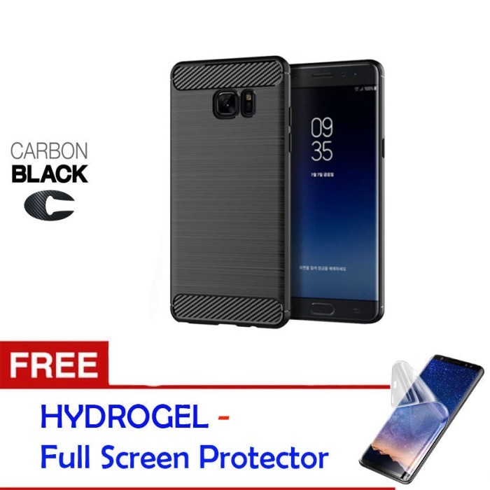Carbon Black Soft Case for Samsung Galaxy Note FE - Fan Edition - 5.7
