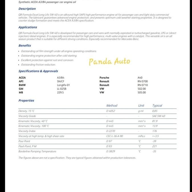 Oli 5W 40, Mobil Porsche, Mercedes Amg, Bmw ///M, Vw, Mini, Audi, Dll Terbaru