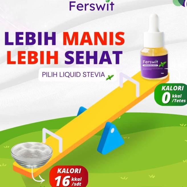 

Ferswit Pemanis Gula Ala Daun Stevia Tetes