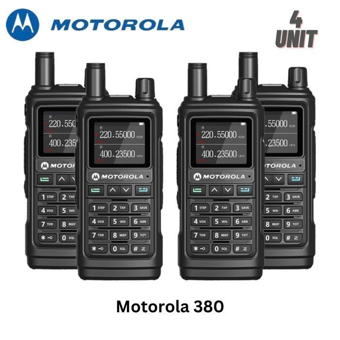 Paket 4 Unit Ht Motorola HX 380 Waterproof Motorolla HX380 Tahan Air