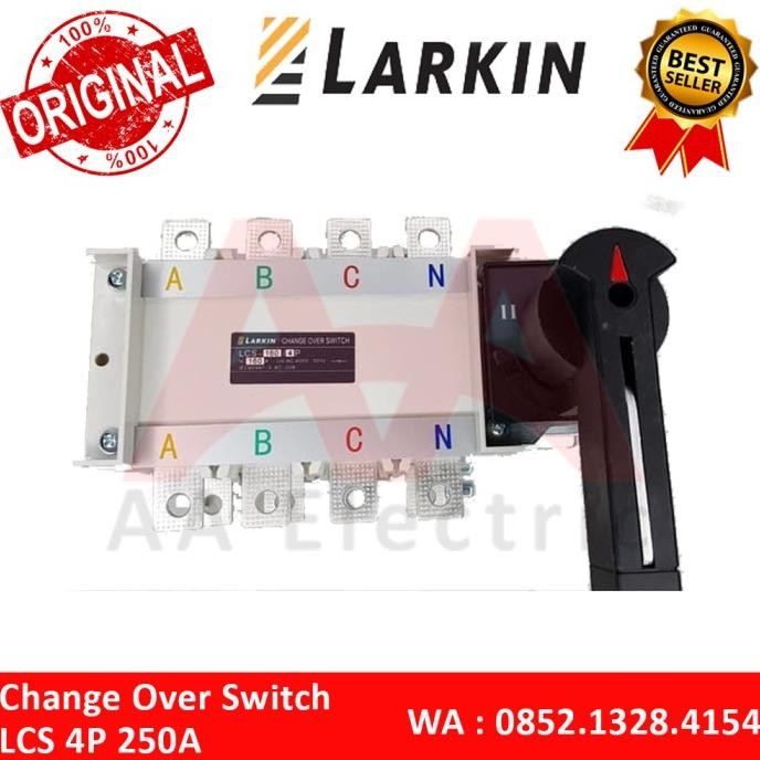 Change Over Switch 4P 250A LCS-250/4P LARKIN