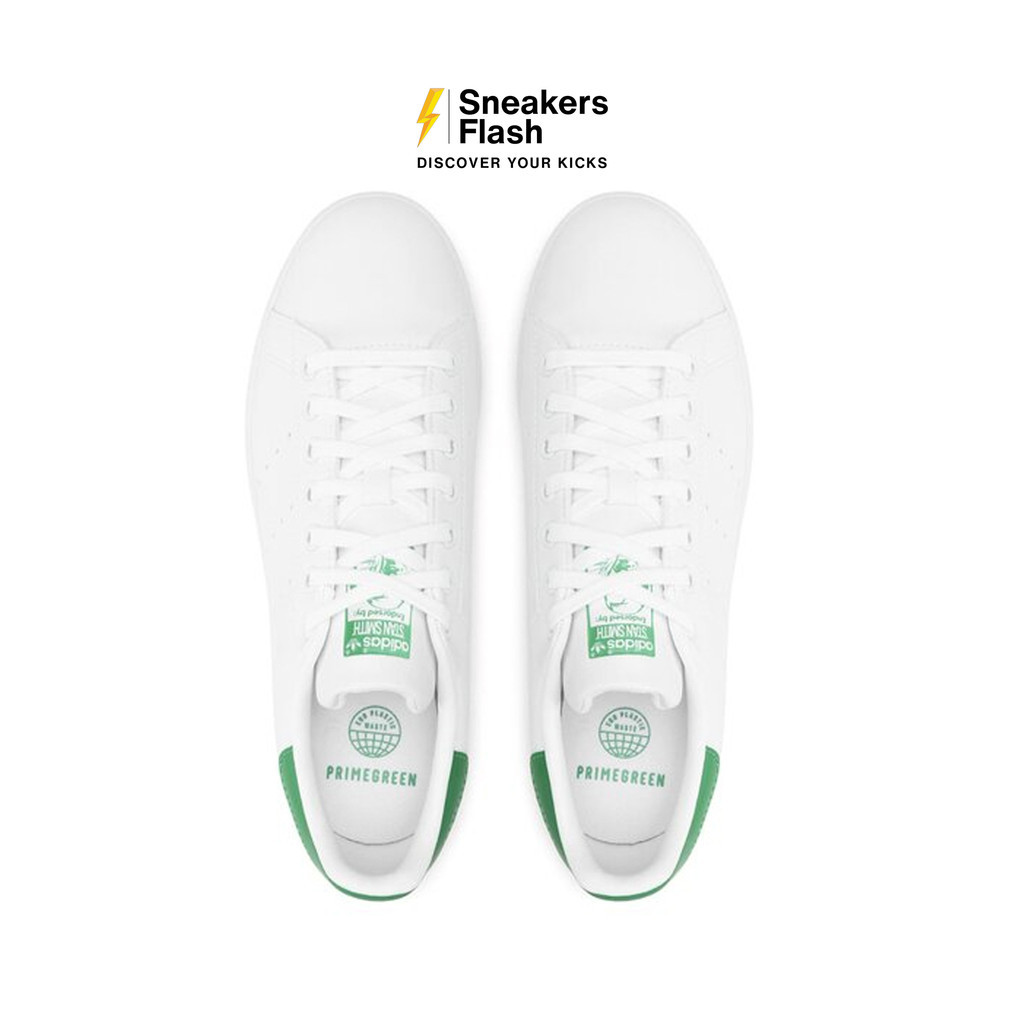 ADIDAS Stan Smith Cloud White Green Sepatu Sneakers Pria - FX5502 - Size 45.3