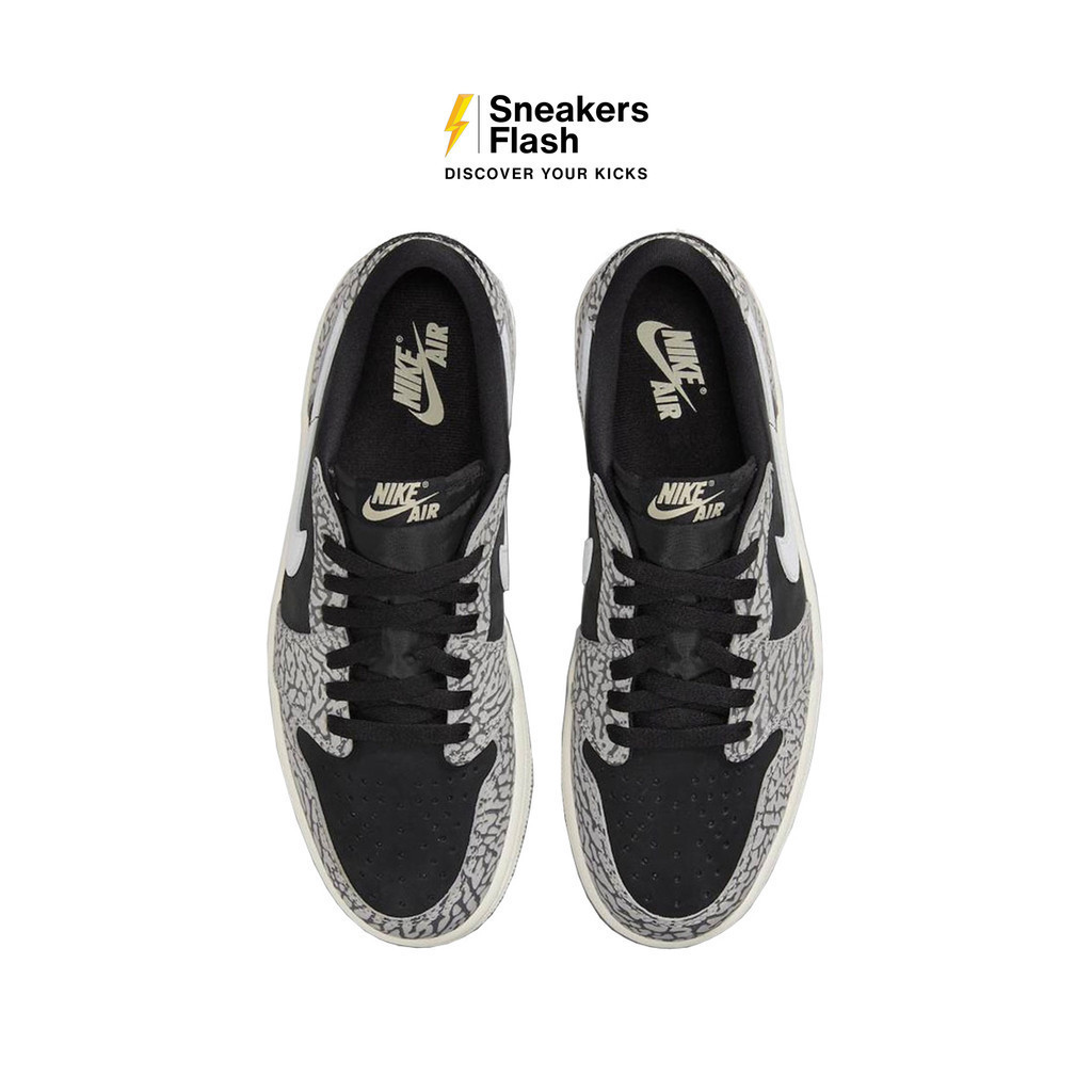 AIR JORDAN  1 Low Og Black Cement Sepatu Sneakers Wanita - CZ0775001 - Size 38
