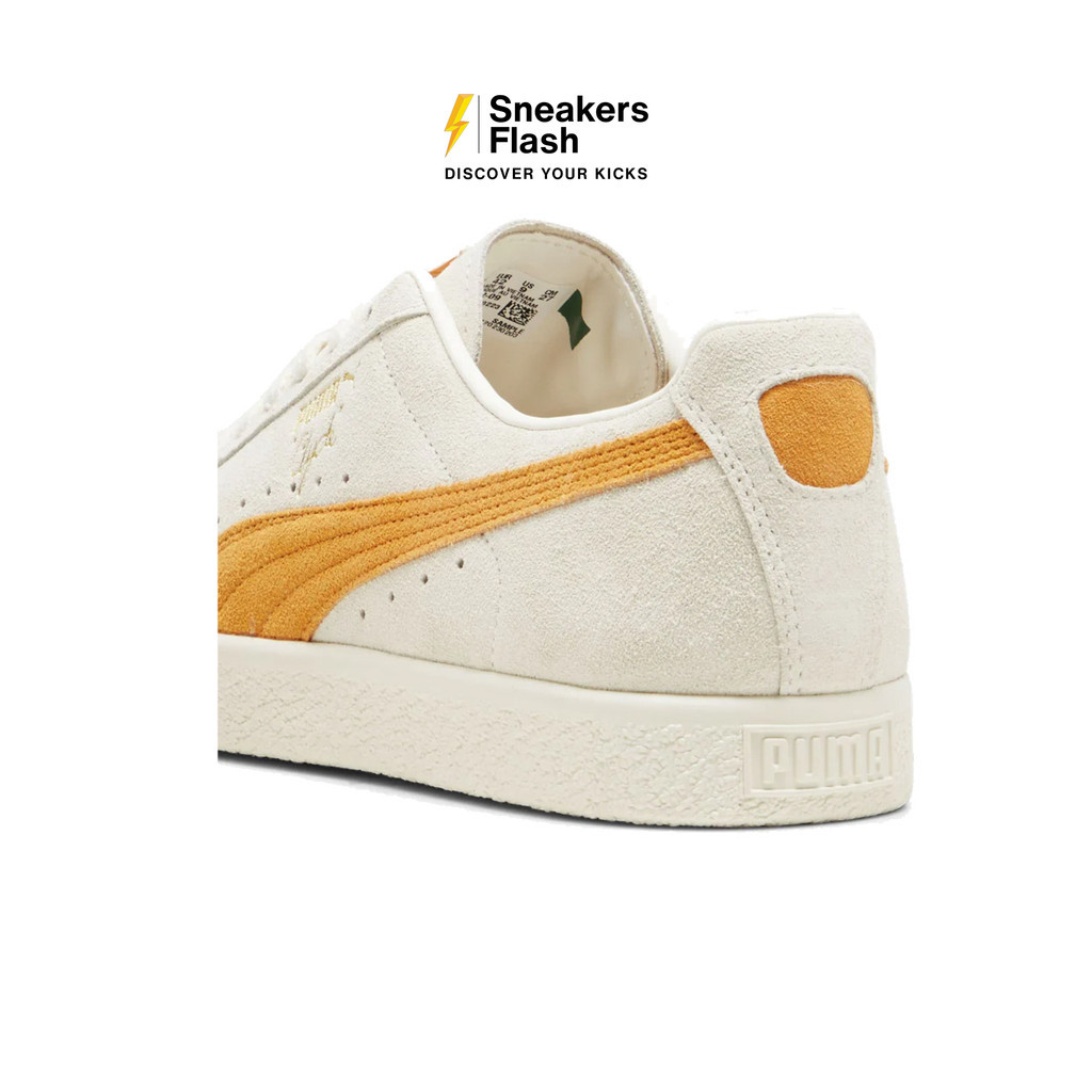 PUMA Clyde Og Frosted Ivory Clementine Sepatu Sneakers Pria - 39196209 - Size 42