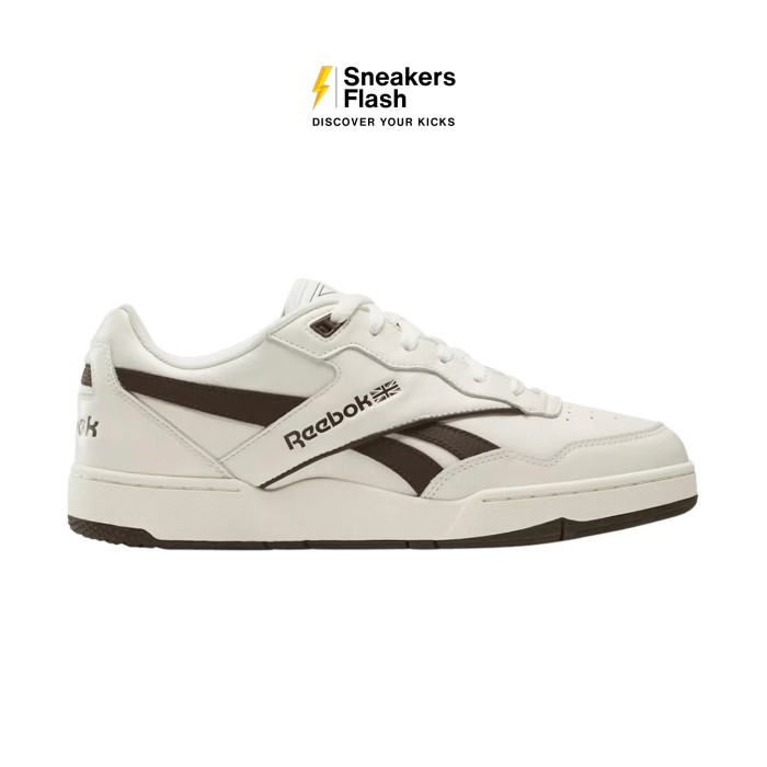 REEBOK Bb 4000 Ii Low Chalk Dark Brown Sepatu Sneakers Pria - 100074941 - Size 45.5
