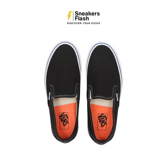 VANS Slip-On 48 Dx Factory Black Sepatu Sneakers Unisex - VN0005UPBLA - Size 36