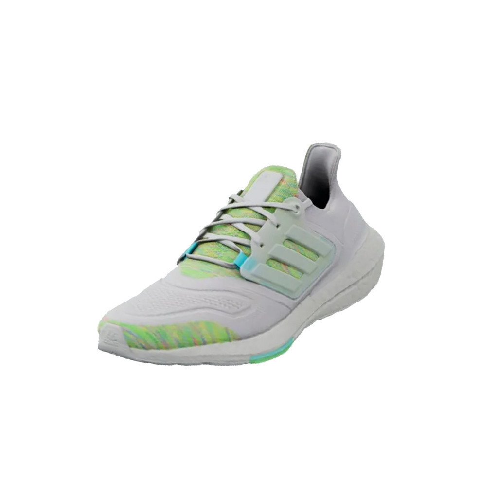 ADIDAS Ultraboost 22 White Green Sepatu Lari Pria - GX5913 - Size 44.7