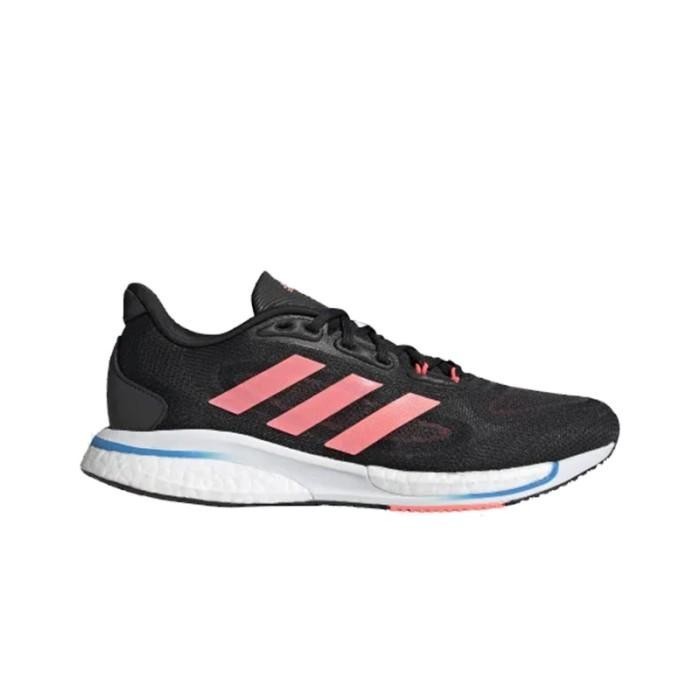ADIDAS Supernova Boost Black Acid Red Sepatu Pria - GX0535 - Size 36
