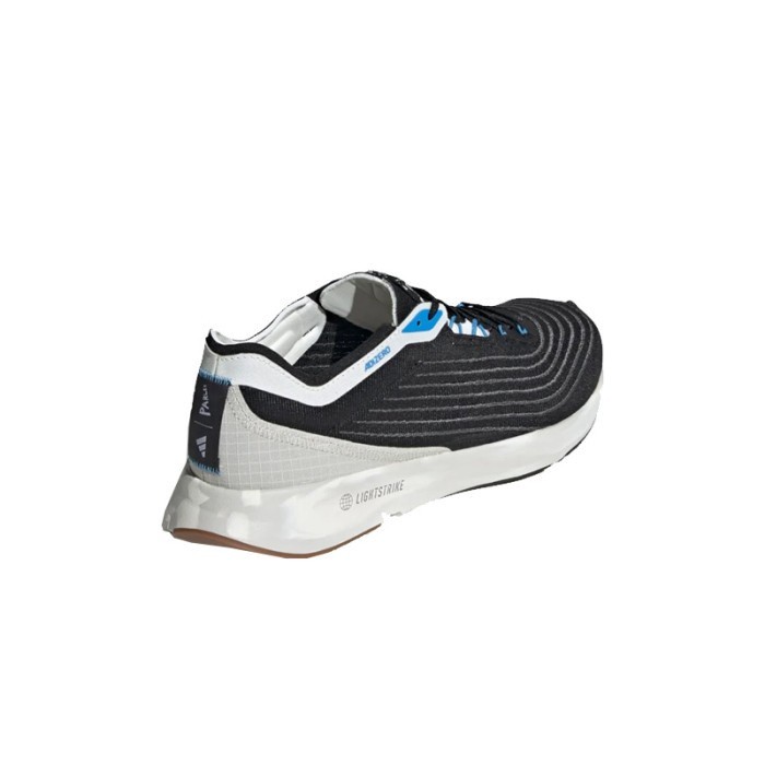 ADIDAS Adizero Parley Black Grey Pulse Blue Sepatu Uniseks - HQ6598 - Size 37.3