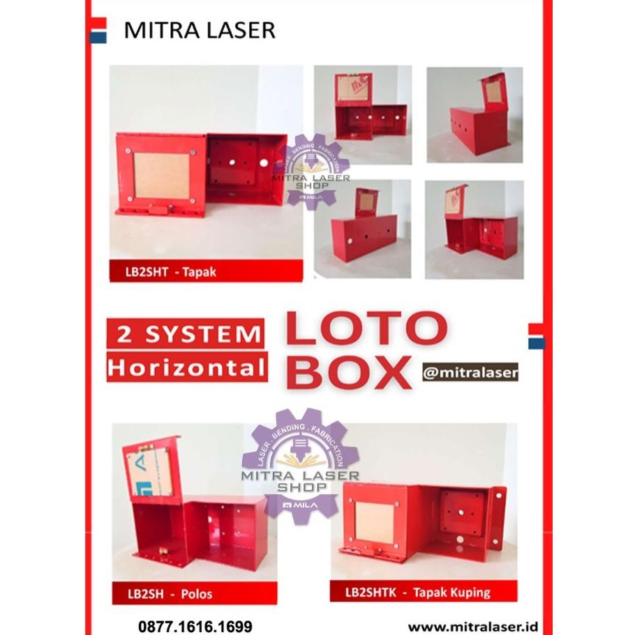 LOTO BOX 2 SYSTEM HORIZONTAL / SAFETY DEVICE LOTO BOX 2 SYSTEM VERTIKAL 1111T