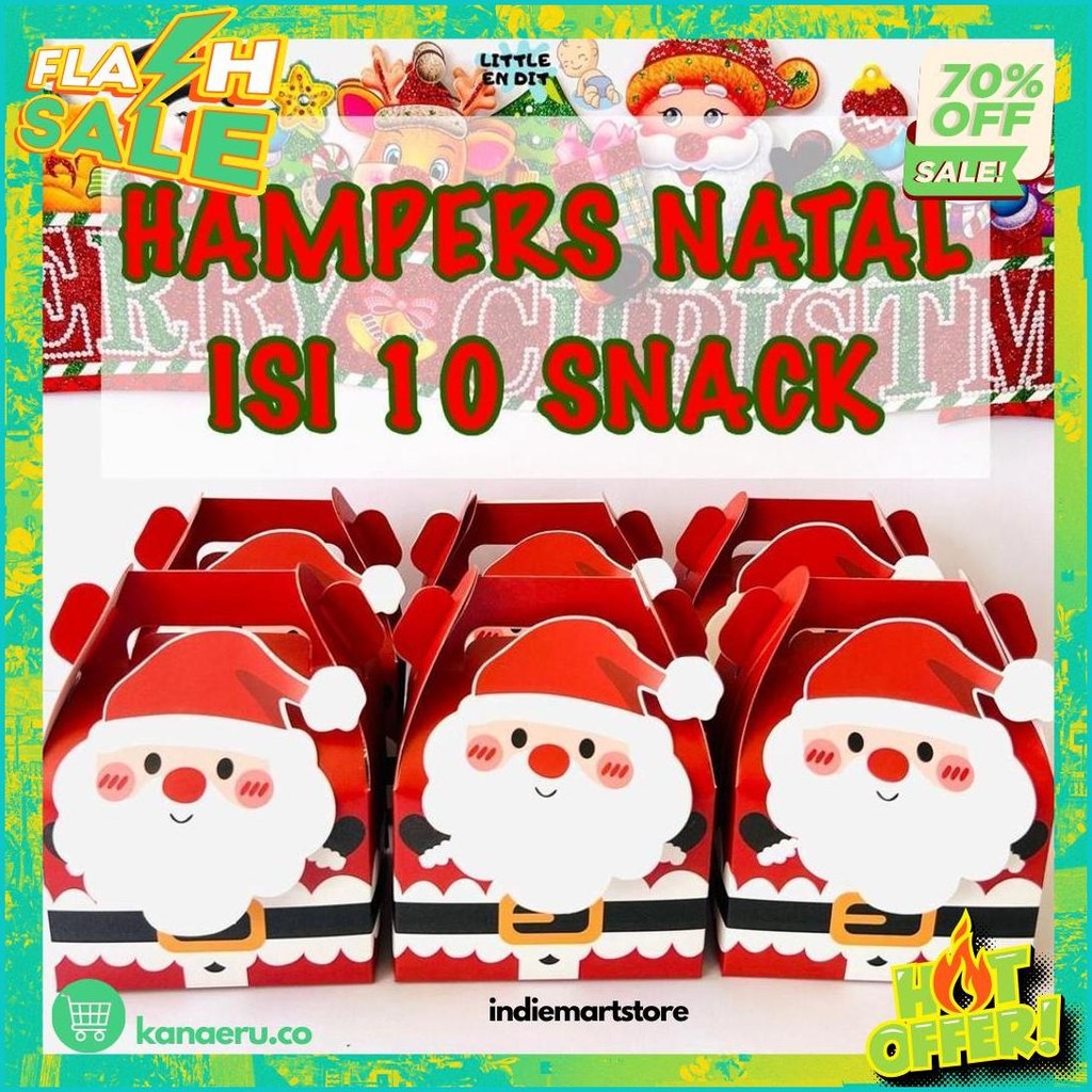

Poohstation Psnck16 Paket Snack Natal/ Hampers Merry Christmas/ Hampers Anak/ Souvenir Natal/ Bingkisan Merry Christmas Murah