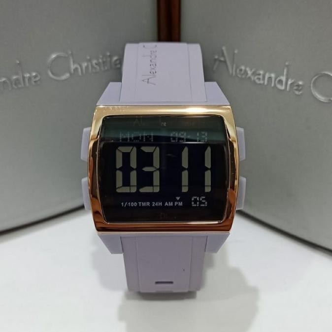 JAM TANGAN PRIA / WANITA ALEXANDRE CHRISTIE AC9343 AC 9343 PURPLE ROSE