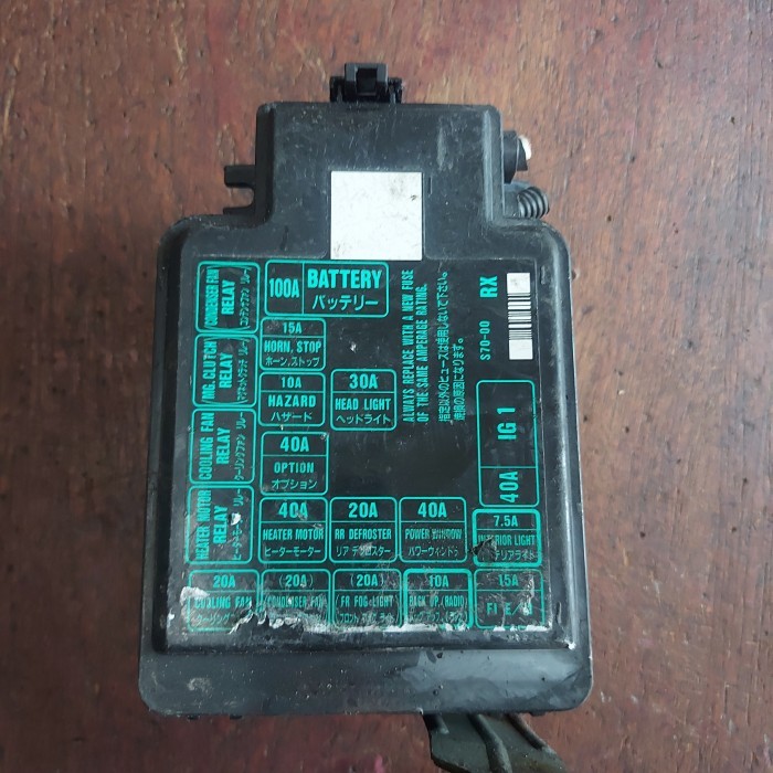 fuse box honda crv gen 1 box sikring crv gen 1 komplit isi