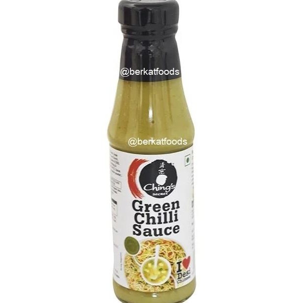 

Green Chilli Sauce Ching'S Secret / Saus Sambal Cabai Cabe Hijau India