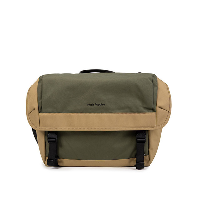 Hush Puppies Tas Pria Porter Messenger Bag Khaki