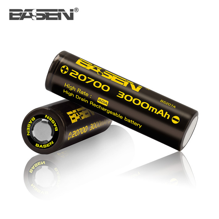 BATERAI BASEN 20700 3000MAH 40A BATTERY FOR MOD VAPORIZER VAPE