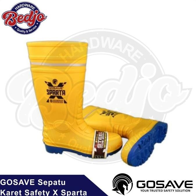 Gosave Sepatu Boot Rubber Safety X Sparta