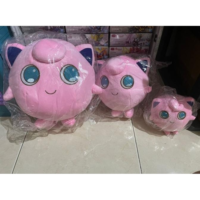Boneka Jigglypuff 15cm Pokeball Pokemon Figure Baju Bayi Mainan Bayi