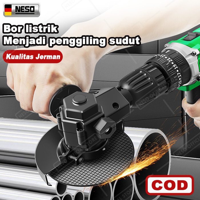 NESO Adaptor Angel Grinder Portabel Konverter Gerinda Sudut Bor Listrik Multifungsi Ke Gergaji
