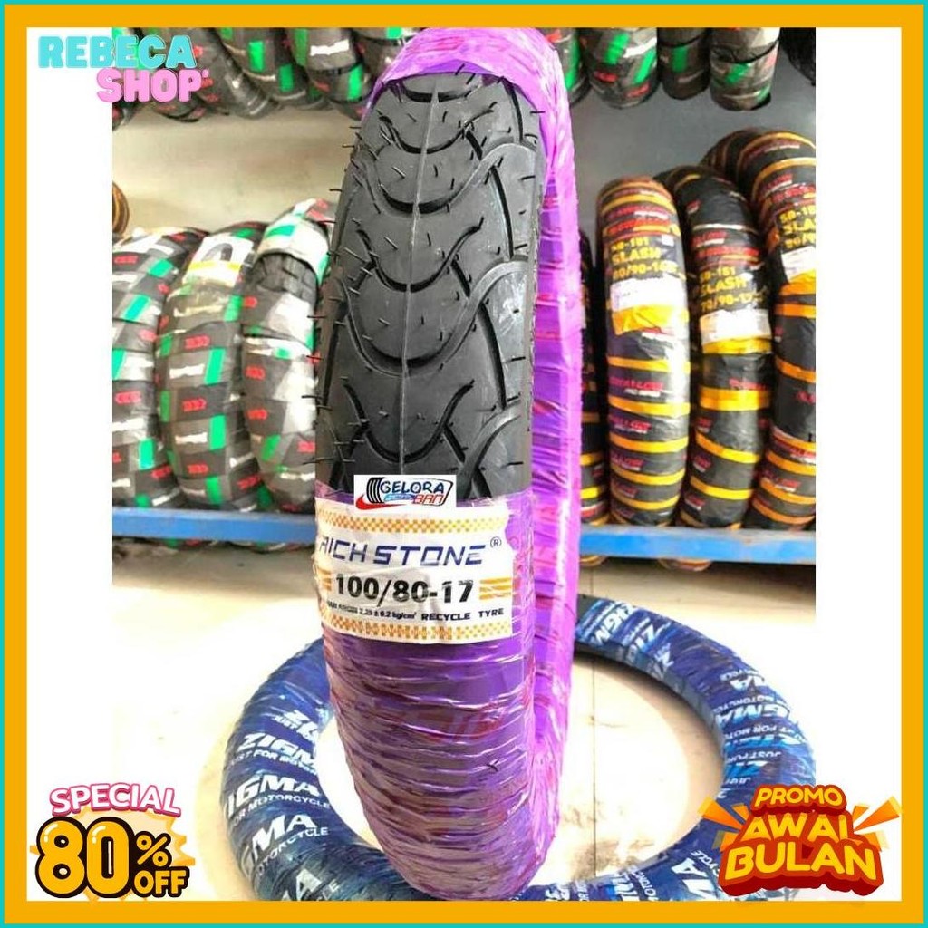 Ban 100/80-17 Ring 17 Tubeless Ban Motor 100/80-17 Ban 100/80-17 Ban Luar 100/80-17 Ban Tubles Ban M