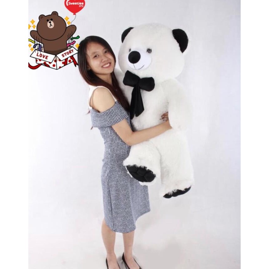 boneka beruang/boneka teddy bear/boneka beruang jumbo 1 mm - Putih