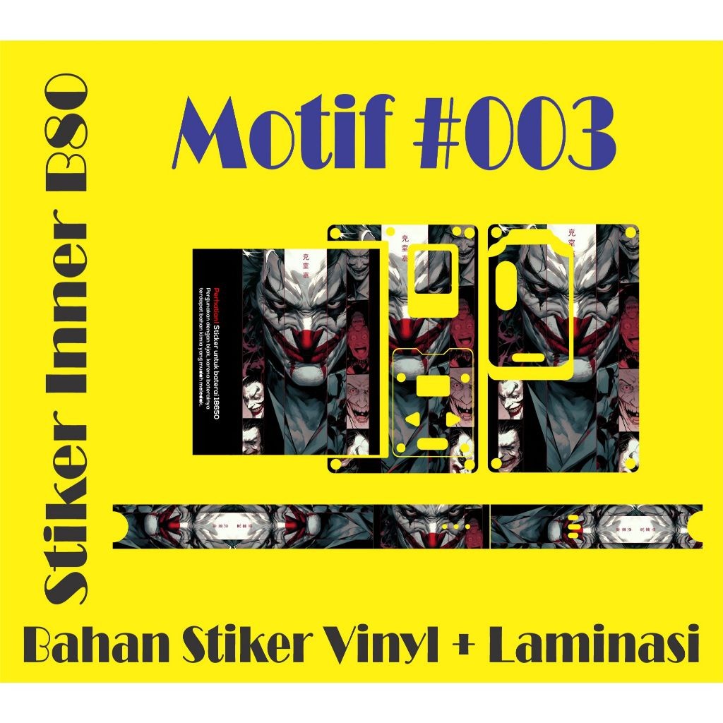 

Wrap* Stiker Inner B80 Rjk 003 Wrap Skin Stiker Garksin CUSTOM Gratis (2pcs)