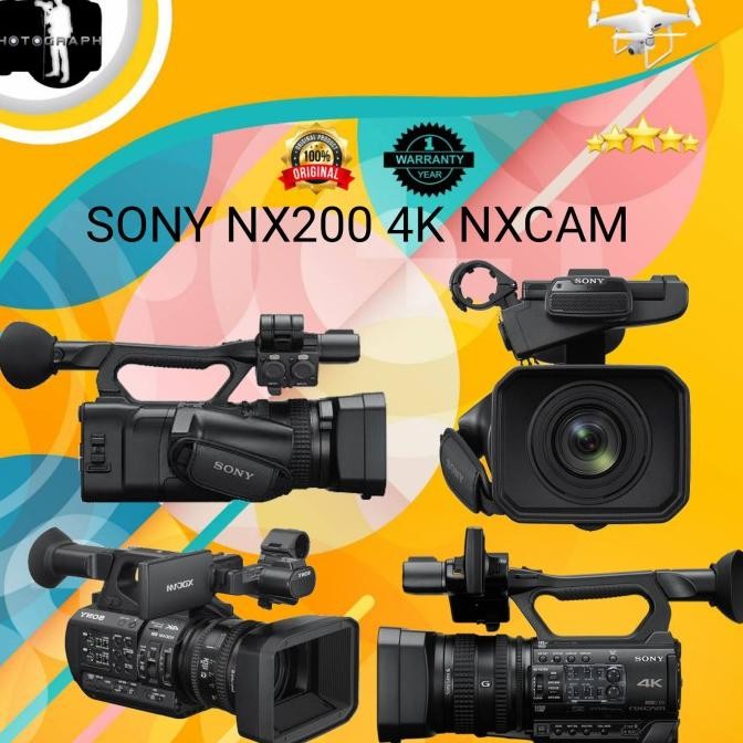 Soni Nx 200 4K / Camcorder Soni Hxr Nx 200 4K / Nx200 4K Camcorder Original