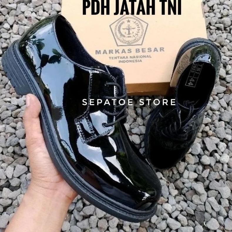 Sepatu Polisi Pdl Pdh Satpam Satpol Pp Tni Pendek Kilap Tni Polri Security Tni Pria Keren