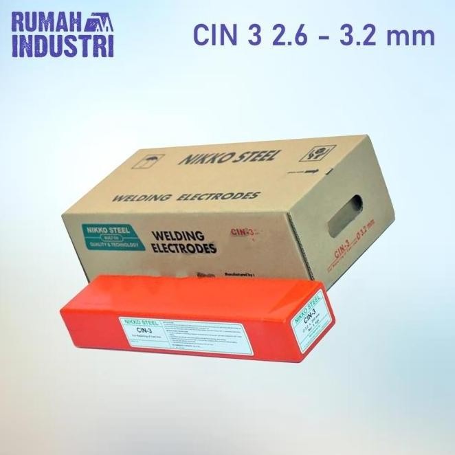 Kawat Las Besi Cor Elektroda Nikko Steel CIN-3 Per Kg