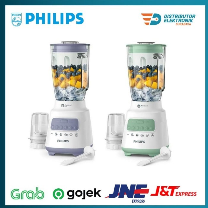 Philips Blender Hr2222 5000 Series 2 L Gelas Kaca