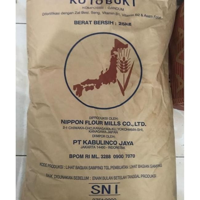 

Tepung Terigu Kotobuki - Protein Rendah 25Kg - Gosend / Grab Only!!! New